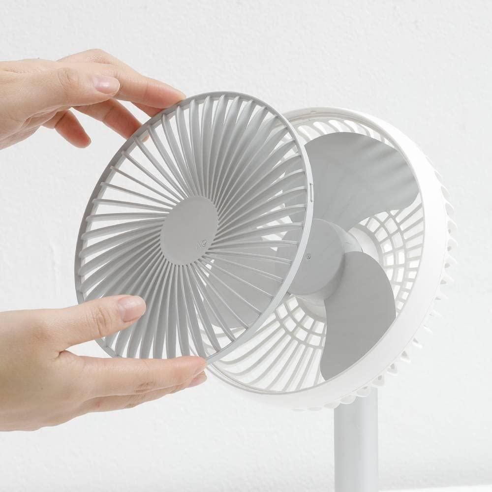 Adjustable Height Telescopic Rechargeable Standing Pedestal Fan