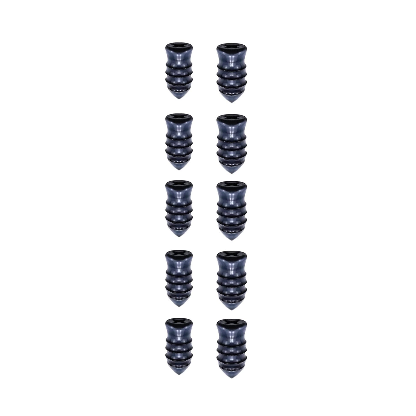 Tire Repair Rubber Nail Car Tire Repair Nails Tire Repair Rubber Screws Black (10 Pcs Set)
