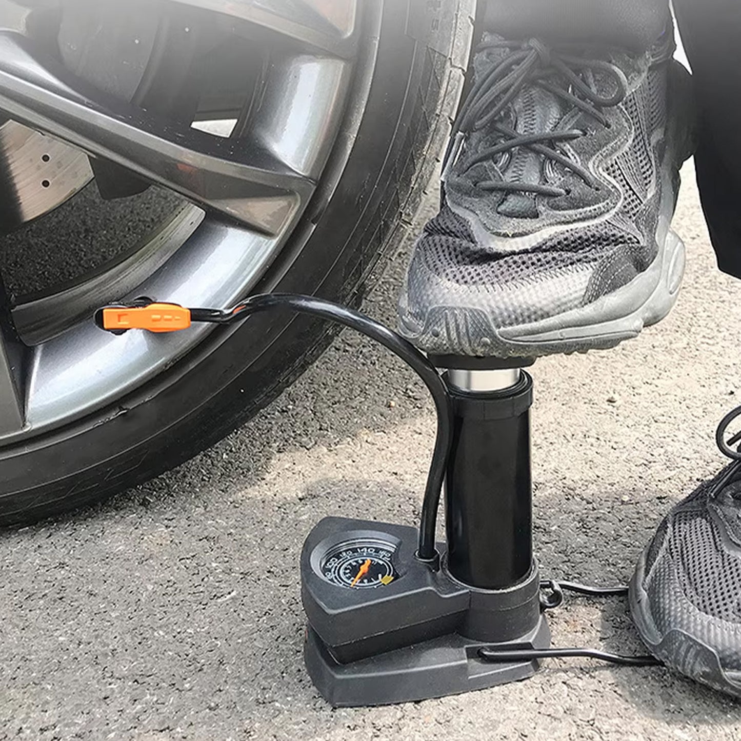 Portable Mini Bike Pump Cycle Pump Foot (1 Pc)