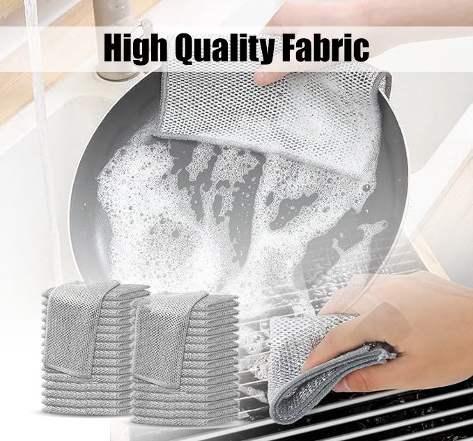 Multifunctional Non-Scratch Wire Dishcloth (Pack of 5/ 10/15/20)