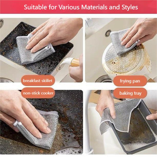 Multifunctional Non-Scratch Wire Dishcloth (Pack of 5/ 10/15/20)